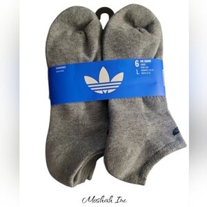 Men's Adidas Aeroready Cushioned Compression No-Show Socks 6-Pair Pack Large